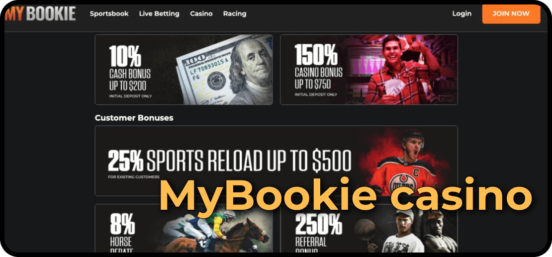 Delve into the world of gambling with MyBookie casino